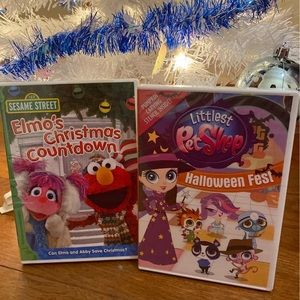Elmo & Littlest Pet Shop DVD